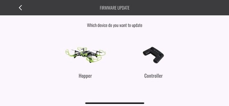 FTW Fly firmware update screen