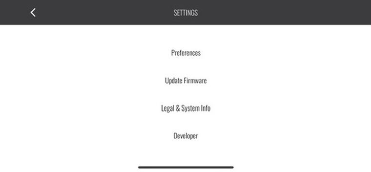 FTW Fly firmware update screen