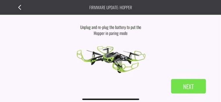 FTW Fly firmware update screen